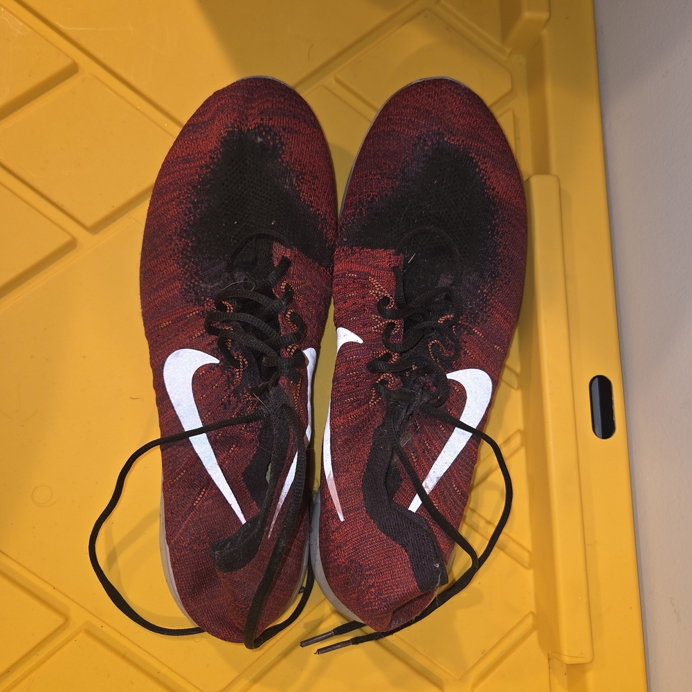 Nike Red and Black Sneakers